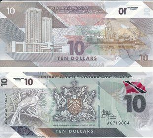 Trinidad and Tobago - 10 Dollars 2020 - P. 62 - Polymer - UNC