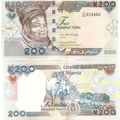 Нигерия - 200 Naira 2020 - aUNC