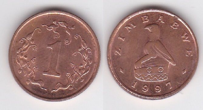 Зімбабве - 1 Cent 1997 - XF