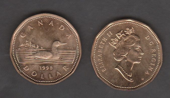 Канада - 1 Dollar 1998 - XF