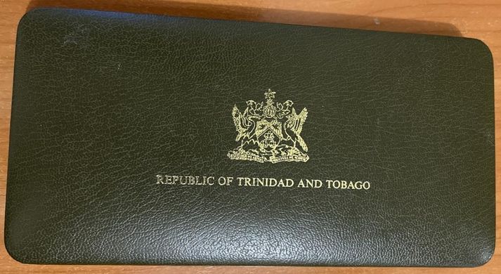 Trinidad and Tobago - Mint set 8 coins 1 5 10 25 50 Cents 1 5 10 Dollars 1976 - silver - Proof