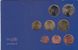 Люксембург - набір 8 монет 1 2 5 10 20 50 Cent 1 2 Euro 2002 - 2004 - in folder - UNC