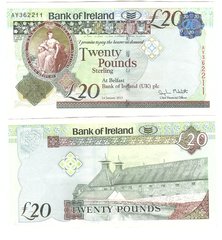 Північна Ірландія - 20 Pounds 2013 - AY362211 - Bank of Ireland - Paper - VF
