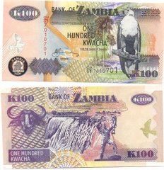 Замбія - 100 Kwacha 2006 - Pick 38f - UNC