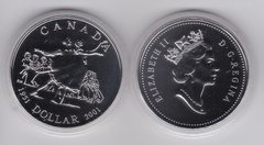 Канада - 1 Dollar 2002 - 50 років Національному балету Канади - срібло 0.925 - в капсулі - Proof