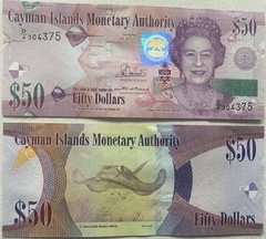 Кайманові Острови - 50 Dollars 2022 ( 2023 ) - P. W46 - serie D/4 - 25th Anniversary of Cayman Monetary Authority (1997 - 2022) - UNC