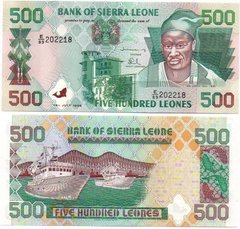 Сьерра-Леоне - 500 Leones 1998 - P. 23b - UNC