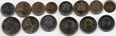 Morocco - set 7 coins 5 10 20 Santimat 1/2 1 5 10 Dihrams 2002 - 2021 - UNC