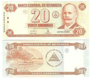 Никарагуа - 20 Cordobas 2006 - P. 197 - UNC