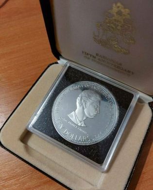 Багамські острови / Багами - 10 Dollars 1978 - срібло - у футлярі - aUNC