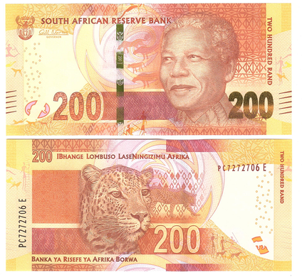 ЮАР - 200 Rand 2013 - UNC