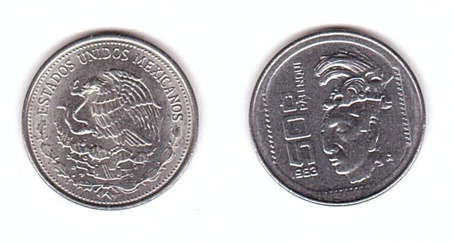Мексика - 5 шт х 50 Centavos 1983 - UNC