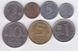 Израиль - набор 7 монет 1 10 Agorot 1/2 1 5 Lirot 5 10 Sheqalim - VF+