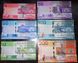 Gambia - set 6 banknotes 5 10 20 50 100 200 Dalasis 2019 - 2020 - UNC