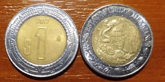 Мексика - 1 Peso 2017 - VF+