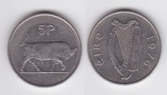 Ireland - 5 Pence 1976 - VF
