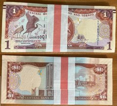 Тринидад и Тобаго - 100 шт х 1 Dollar 2006 / 2017 - Pick 46A(2) - пачка - UNC