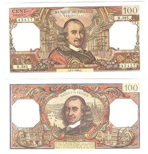 Франція - 100 Francs 1969 - P. 149c - UNC