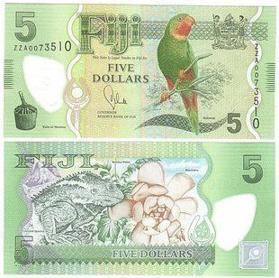 Фиджи - 5 Dollars 2012 - 2013 - P. 115a(1) - serie ZZA replacement - UNC