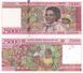 Madagascar - 5 pcs x 25000 Francs 1998 - Pick 82 - XF / pinholes mix