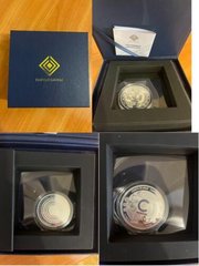 Kyrgyzstan - 10 Som 2023 - 30 years of Somu - silver - in a box - with a certificate - UNC