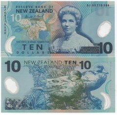 Новая Зеландия - 10 Dollars 1999 - Pick 186a - Polymer - UNC