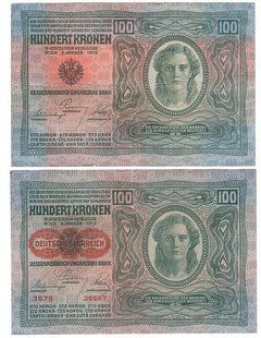 Австро-Угорщина - 100 Kronen 1912 - Pick 56 - VF