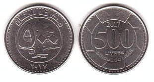 Ливан - 500 Livres 2017 - UNC