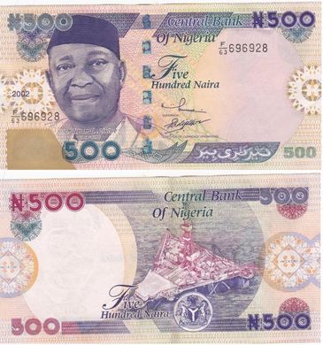 Нигерия - 500 Naira 2002 - UNC