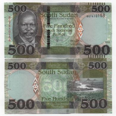 South Sudan - 500 Pounds 2021 - UNC