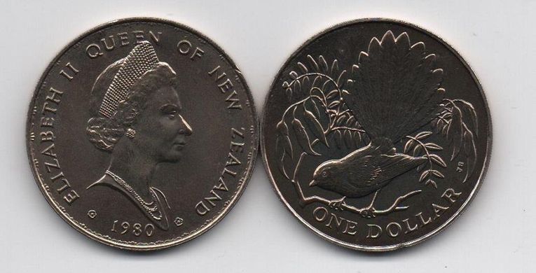 Новая Зеландия - 1 Dollar 1980 - comm. - UNC