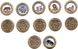 Fantasy - Tromelin - 5 pcs x set 6 coins x 3 Francs 2021 - 2022 - African сats - UNC