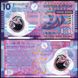 Гонконг – 5 шт х 10 Dollars 1.1. 2014 - P. 401d - UNC