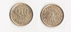 Slovenia - 0,10 Lipe 1991 - aUNC