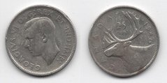 Канада - 25 Cents 1947 - срібло - VF