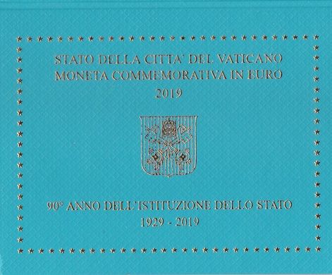 Ватикан - 2 Euro 2019 - in folder - UNC