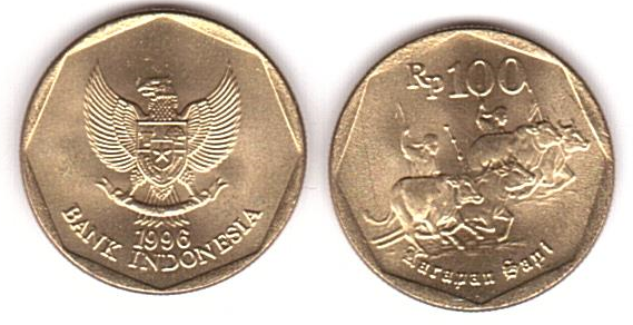 Індонезія - 100 Rupiah 1996 - UNC