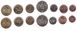 Swaziland - 5 pcs x set 7 coins 5 10 20 50 Cents 1 2 5 Emalangeni 1999 - 2011 - UNC