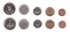 Тонга - 5 шт х набор 5 монет 1 2 5 10 20 Seniti 1981 - 2005 - UNC