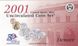 США - набор 9 монет 1 Dime 1 5 Cents + 1/4 1 Dollar 2001 - D - в конверте - UNC