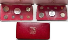 Liberia - Mint set 8 coins 1 2 5 10 25 50 Cents 1 5 Dollars 1973 - in the box - Proof