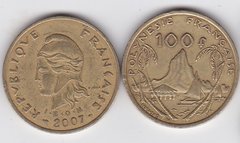 Французская Полинезия - 100 Francs 2007 - VF