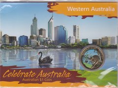 Австралия - 1 Dollar 2009 - кенгуру - в буклете - UNC