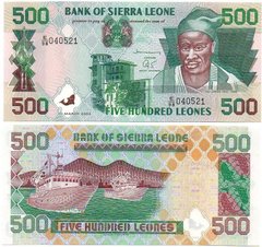 Сьєрра-Леоне - 500 Leones 2003 - UNC