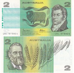 Австралія - ​​2 Dollars 1983 - Pick 43e - UNC