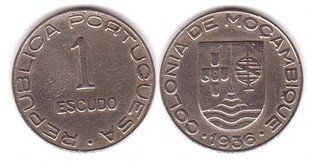 Mozambique - 1 Escudo 1936 - VF