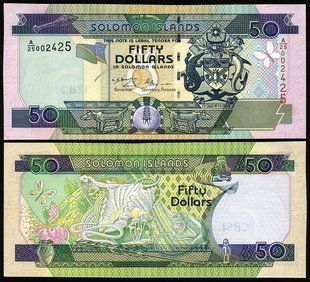 Соломонові острови - 50 Dollars 2001- P. 24 - UNC