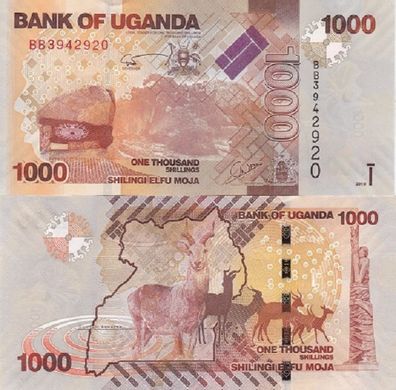 Уганда - 1000 Shillings 2010 - Pick 49a - UNC
