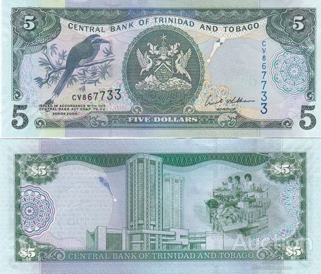 Тринідад та Тобаго - 5 Dollars 2006 ( 2012 ) - Pick 47a - UNC