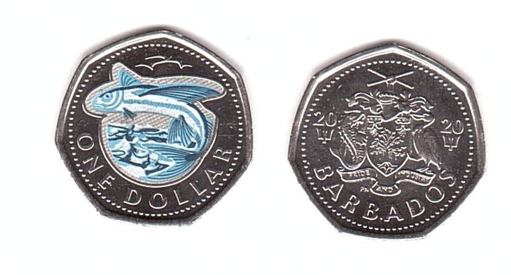Barbados - 5 pcs x 1 Dollar 2020 - comm. - UNC
